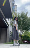 CAMILA KSENIA老爹鞋女2025新款夏季休閑跑步鞋百搭厚底港風(fēng)增高網(wǎng)面透氣運動(dòng)鞋 灰藍色 37 曬單實(shí)拍圖