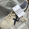 Onitsuka Tiger鬼塚虎運動休閑鞋男女板鞋輕便運動慢跑鞋RUNSPARK 1183B480-203 米色/藍色 46 曬單實拍圖