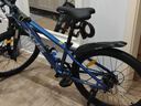 喜德盛兒童自行車小王子變速車7速青少年學生通勤運動騎行單車藍銀色 曬單實拍圖