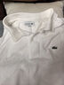 LACOSTE【王一博同款】法國鱷魚男裝25春夏重磅短袖Polo衫|PH9826 001/白色 2XL 7 曬單實(shí)拍圖