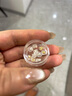 莎妍茜耳堵防掉超緊細(xì)針耳堵食品級硅膠透明漢堡耳后塞睡覺免摘耳釘配件 極細(xì)款18K金色+白K色(共12粒) 曬單實(shí)拍圖