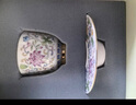 蘇氏陶瓷（SUSHI CERAMICS）琺瑯彩宮廷風陶瓷個人茶杯茶托禮盒伴手禮（粉） 曬單實拍圖