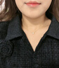 Cindy Kelly高級感精致項鏈女實用輕奢走心鎖骨鏈送老婆結(jié)婚紀(jì)念生日禮物女生 一顆鈦金小鉆 曬單實拍圖