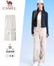 駱駝（CAMEL）速干傘兵工裝褲女冰感防曬旅行休閑長褲 J25BR1L7050 烏綠灰 L 曬單實拍圖