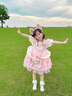 G.DUCKKIDS小黃鴨童裝玲娜貝爾公主裙夏季女童連衣裙洋氣洛麗塔寶寶生日裙子 裙子夏款 100 尺碼2~3歲【 90-100cm】 曬單實(shí)拍圖