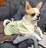 阿莫爾寵物狗狗衣服可牽引比熊雪納瑞中小型犬泰迪春秋裝薄款四腳背帶褲 韓版背帶褲【可牽引】 XS(建議1-3斤具體參考胸圍背長) 曬單實拍圖