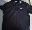 杰克·瓊斯（JACK&JONES）POLO衫男士夏季新款撞色翻領(lǐng)涼感短袖復(fù)古簡(jiǎn)約短袖polo衫衣服男裝 炭黑藍(lán)E40 L (180) 曬單實(shí)拍圖