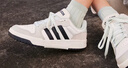 adidas ENTRAP美式校園風運動板鞋少年感復古籃球鞋男女阿迪達斯   白色/黑色/礬土棕   37 曬單實拍圖