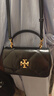 Tory Burch 湯麗柏琦【限時(shí)禮遇】 KIRA 菱格紋手提斜挎包女包TB 154719 黑色 001 OS 曬單實(shí)拍圖