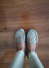 啄木鳥(niǎo)真皮軟底豆豆鞋女2024舒適軟皮平底圓頭淺口單鞋大碼媽媽鞋41一43 米色 35 曬單實(shí)拍圖
