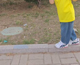 亞瑟士（asics）童鞋新款學(xué)步鞋男女童寶寶鞋休閑軟底舒適COTLA1144A382 曬單實(shí)拍圖