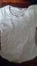 白色純棉短袖T恤女夏季收腰緊身不規則u領(lǐng)法式設計感小衫短款上衣 876白色 S 【建議80-90斤】 曬單實(shí)拍圖