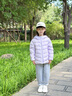 巴拉巴拉童裝兒童排骨羽絨服男童女童親子裝輕薄內膽2025年新款冬裝外套潮 云粉紫-連帽-白鴨絨 清潔度1000+ 120 充絨量42g 曬單實(shí)拍圖