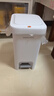 佳幫手腳踏垃圾桶10.4L家用腳踩+手按雙開蓋廚房衛(wèi)生間廁所客廳臥室?guī)w 曬單實拍圖