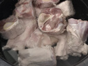 原切新鮮羊腱子羊小腿帶骨羊肉切塊羊小腿清真乳羔羊 乳羔羊腿切塊2斤 曬單實拍圖