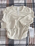 lululemon丨All It Takes 女士運(yùn)動(dòng)長(zhǎng)袖T恤*羅紋 Nulu? LW3GK5S 骨白 M /8 曬單實(shí)拍圖