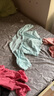 La Chapelle拉夏貝爾女童春秋套裝2025新款公主風(fēng)藍色襯衫牛仔褲小女孩兩件套 上衣 130 建議身高121-130cm 曬單實(shí)拍圖