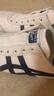 Onitsuka Tiger鬼塚虎春夏男女帆布一腳蹬懶人鞋MEXICO 66? SLIP-ON 1183A360 米色/藏青色 39.5 曬單實(shí)拍圖
