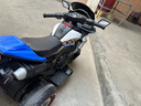 貝趣兒童電動(dòng)車(chē)摩托車(chē)1-3-6歲寶寶三輪車(chē)小孩玩具車(chē)可坐人遙控電瓶車(chē) 大警車(chē)藍【遙控雙驅+藍牙+皮座 1-7歲生日周歲六一兒童節禮物 曬單實(shí)拍圖