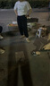 杰米仕（JMISI） 戶外燒烤架便攜式木炭燒烤爐家用帶炭槽碳烤爐燒烤架子用具 升級(jí)不銹鋼網(wǎng)烤爐+8件套 曬單實(shí)拍圖