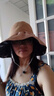星岸鳥(niǎo)2024新款禮物夏秋女帽子防曬遮陽(yáng)帽可收納黑膠漁夫時(shí)尚蝴蝶結大檐 卡其色蝴蝶結+防風(fēng)繩 均碼 可調節 曬單實(shí)拍圖