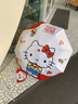 HelloKitty兒童雨傘自動凱蒂貓女孩小學生上學專用黑膠遮陽晴雨傘 【波點KT貓】兩用晴雨傘 8骨 曬單實拍圖
