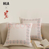 海瀾之家（HLA）棉麻抱枕靠枕輕奢超柔簡(jiǎn)約靠背墊客廳靠枕套含芯純色靠包沙發(fā)靠墊 中華龍抱枕 枕套+枕芯【45*45cm】 曬單實(shí)拍圖