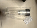 膳魔師（THERMOS）雙層玻璃杯400毫升男女士茶水分離水杯泡茶杯帶茶漏TCGE-400D GY 曬單實(shí)拍圖