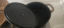 九鑄新品速燉鍋25cm鑄鐵湯鍋無(wú)涂層老式加厚生鐵煮鍋燃?xì)庠铍姶艩t家用 曬單實(shí)拍圖