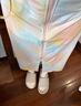 蕉下帆防曬衣長款全身女夏季防紫外線防曬服超長款透氣防曬衣女2025新款 印花長款【長度148cm】 送紫外線 XL 【體重120-145斤】 曬單實拍圖