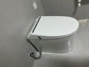 九牧（JOMOO）智能馬桶一體機 輕智能坐便器恒溫座圈離座自動(dòng)沖水抗菌座便器 座圈加熱離座沖水—輕智能SQ5342 305/300mm (295-390以?xún)冗x擇) 曬單實(shí)拍圖
