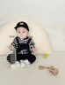 G.DUCKKIDS寶寶秋裝男寶衣服潮酷嬰幼兒連體衣春秋小月齡穿搭早秋嬰兒外出服 藏蘭色 66cm 曬單實(shí)拍圖