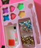 親巴貝公主化妝包玩具DIY兒童手工制作換裝貼紙書3-6歲女童女孩生日禮物 曬單實拍圖