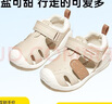 基諾浦（ginoble）寶寶學(xué)步鞋夏季季軟底透氣嬰兒涼鞋男女8-18個(gè)月兒童機(jī)能鞋GB2203 蛋糕米/奶糖米/吐司棕 18 110mm 適合腳長106-115mm 曬單實(shí)拍圖