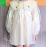 G.DUCKKIDS小黃鴨童裝女童連衣裙春秋裝2025新款兒童裙子洋氣女孩寶寶公主裙 奶茶裙 100 建議2~3歲【 90-100cm】cm 曬單實(shí)拍圖