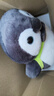 奇怪君小逃學(xué)企鵝玩偶毛絨玩具大號玩偶布娃娃公仔卡通可愛(ài)生日送閨蜜 煙灰色企鵝（背書(shū)包款） 25CM 曬單實(shí)拍圖
