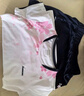 川崎（KAWASAKI）羽毛球服女神運動套裝女夏季短袖T恤運動裙兩件套運動服速干衣 繁花似錦套裝 霜白色+深鳶尾藍 L 曬單實拍圖