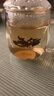 物生物（RELEA）茶杯女士茶水分離杯玻璃杯辦公泡茶杯子耐高溫花茶杯生日禮物 曬單實拍圖