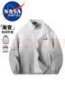 NASA MARVEL七夕情人節(jié)禮物夾克男外套春秋季美式立領(lǐng)潮流休閑寬松情侶裝黑 曬單實拍圖