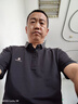 夢特嬌【棋盤格提花領&含桑蠶.絲】夏季短袖商務Polo男冰感T恤薄 黑色 XL (50) 60-70kg 曬單實拍圖
