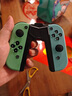 京東快遞包郵switch游戲手柄適用于任天堂JOYCON手柄體感震動(dòng)雙人成行NS即插即用Switch2手柄OLED 【薄荷綠藍(lán)+手繩】支持體感/原裝健身環(huán)*帶NFC 曬單實(shí)拍圖