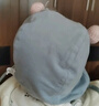 尼多熊嬰幼兒胎帽純棉春秋四季可愛(ài)帽子初生寶寶囟門(mén)帽男女藍色 曬單實(shí)拍圖