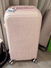 銀座Hello Kitty 正版聯(lián)名行李箱高顏值輕便旅行箱萬向輪拉桿箱 26英寸拉鏈 曬單實拍圖
