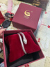 中國黃金;CHINA GOLD999銀手鐲女款本命年立體生肖蛇形手鐲字生日禮物送女友老婆 約30.5g 曬單實拍圖