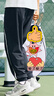 FILA【旋冰科技】斐樂兒童長褲2025年夏季新款男中大童網(wǎng)球運動褲 RD寶藍(lán)-NV 140 曬單實拍圖
