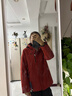 伯希和（Pelliot）[山野經(jīng)典2.0]戶外三合一沖鋒衣男女防水保暖登山服12340106霞紅L 曬單實(shí)拍圖