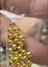 行金銀中黃金吊墜 足金999蹦迪珠DIY項(xiàng)鏈吊墜 菱形珠編繩掛墜送禮生日禮物 蹦迪珠吊墜（多顆）克重多退少補(bǔ) 約0.9克 曬單實(shí)拍圖