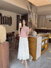 香影粉色減齡t恤女正肩2025夏季新款顯瘦棉質(zhì)甜美風(fēng)圓領(lǐng)短袖上衣 粉紅 M 160/84A/95-110斤 曬單實(shí)拍圖