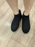 斯凱奇（SKECHERS）閃穿鞋男鞋夏季透氣一腳蹬健步鞋鞋休閑運動鞋118306 曬單實拍圖