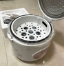 【京東物流】電飯煲電飯鍋家用多功能蒸煮鍋宿舍小型迷你煮飯鍋3-4人保溫一體電飯煲 白色 3L 曬單實拍圖